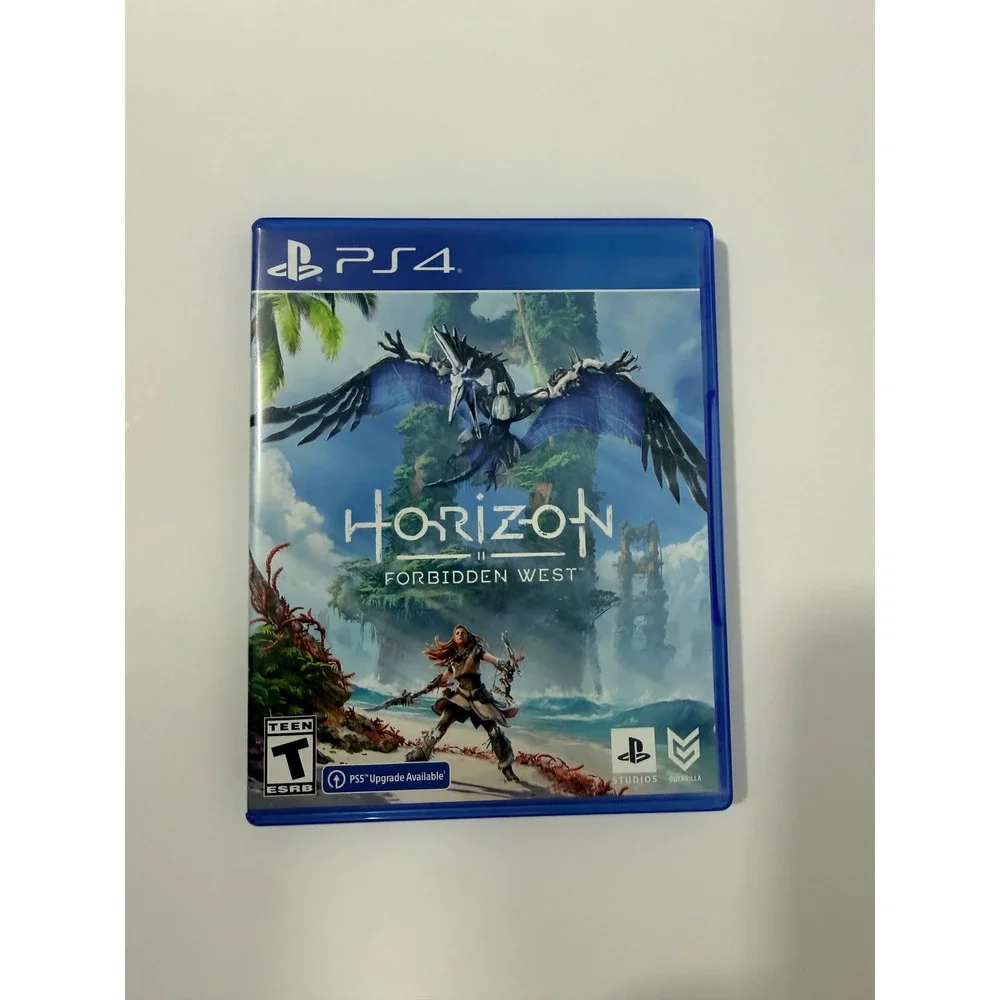 Sony Horizon Forbidden West PS4 Game Teen Blue Good 2-Disc Set 3005327-AC